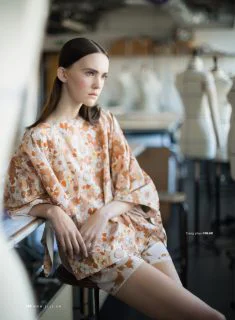 Margarita Kapustina in Master Class by Benjamin Kanarek for ELLE