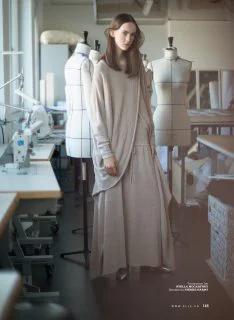 Margarita Kapustina in Master Class by Benjamin Kanarek for ELLE