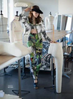 Margarita Kapustina in Master Class by Benjamin Kanarek for ELLE