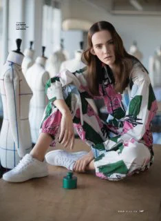 Margarita Kapustina in Master Class by Benjamin Kanarek for ELLE