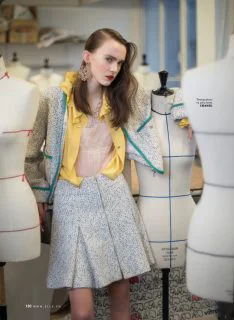 Margarita Kapustina in Master Class by Benjamin Kanarek for ELLE