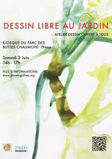 dessin libre au jardin 3 juin 2017