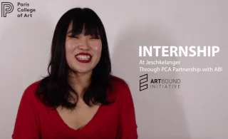 Fine Arts senior Harriet Ryu interned at Jeschkelanger through our partners from ArtBound Initiative in summer 2019. Jeschkelanger is a Berlin based artist duo founded by Anja Langer and Marie Jeschke.