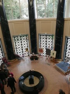 At the Musée des Avelines in Saint-Cloud for the awards ceremony