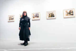 Honi Ryan in Creative Paths exhibition, Museo Centro Gaias, 2022. Photo: Rocío Cibes for Cidade da Cultura