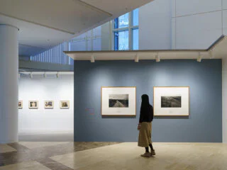 Honi Ryan and Hamish Fulton, 'Creative Paths' exhibition view. Photo: Cidade da Cultura