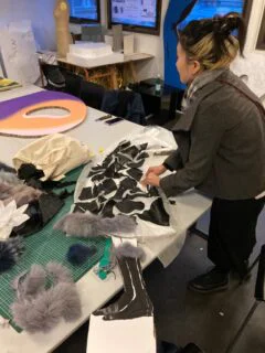 Student at work