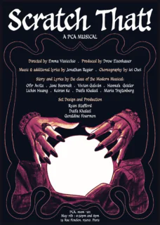 Scratch That!, poster designed by Daifa Khaleel
